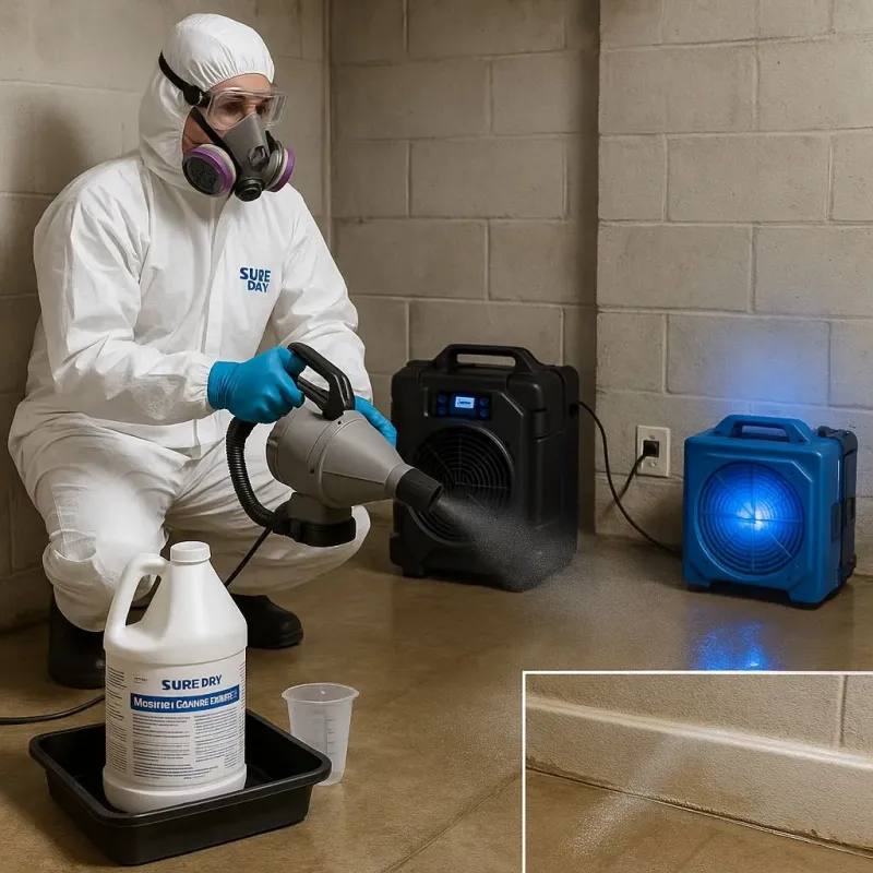 Sanitization and Odor Removal process in West Warwick, RI