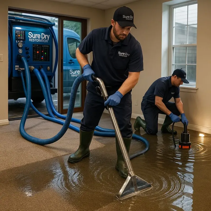 Water Extraction and Removal process in West Warwick, RI